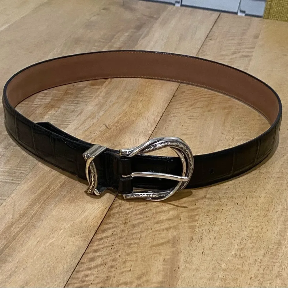 Brighton black leather